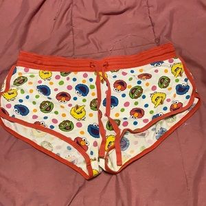 Sesame Street pj shorts